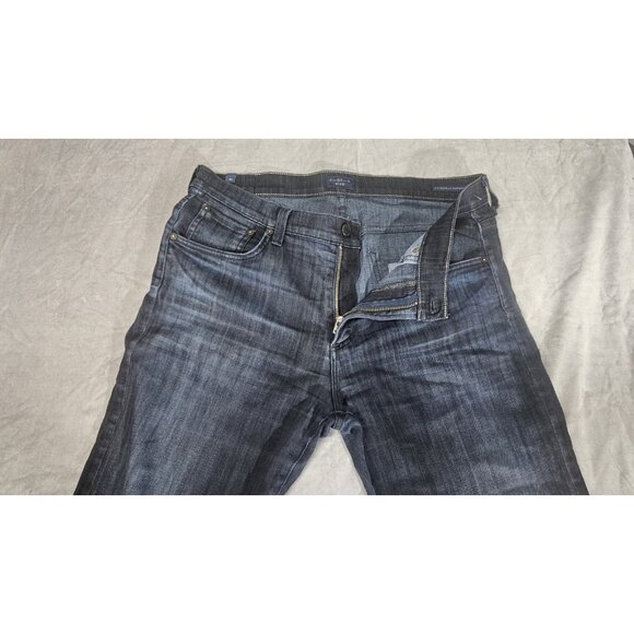 Citizens Of Humanity Distressed MENS Jeans SZ 34 DARK BLUE (HL11) - Picture 4 of 9